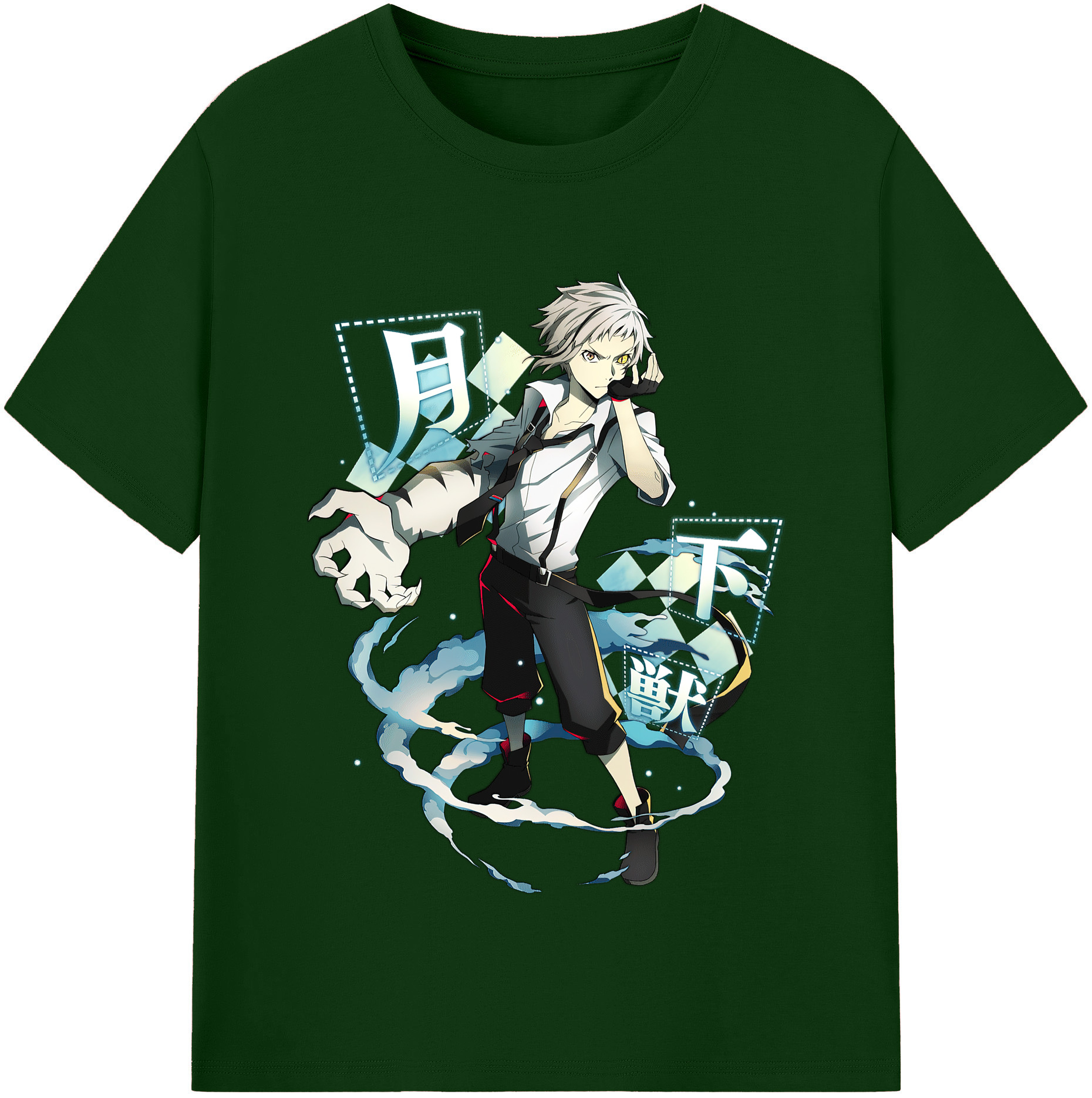 （画像用） 文豪ストレイドッグス Bungo Stray Dogs 綿100％半袖Tシャツ（フロントプリント）